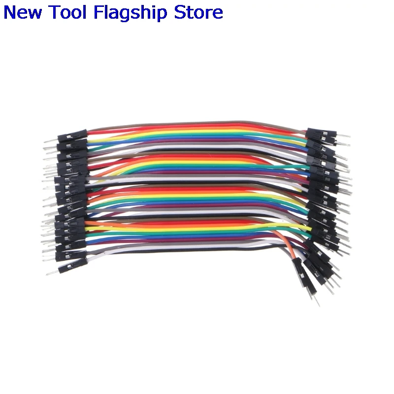 40 шт. кабели M-F/M-M/F-F Перемычка провод для макетной платы красочные GPIO ленты для DIY Kit