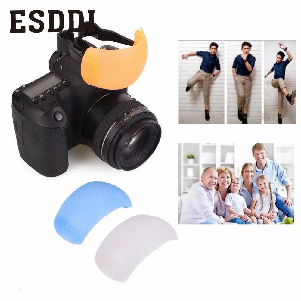 

Esddi New Universal 3 Color Puffer Pop-Up Flash Diffuser Cover Softbox For DSLR Professional Sports Action Camera Accessories