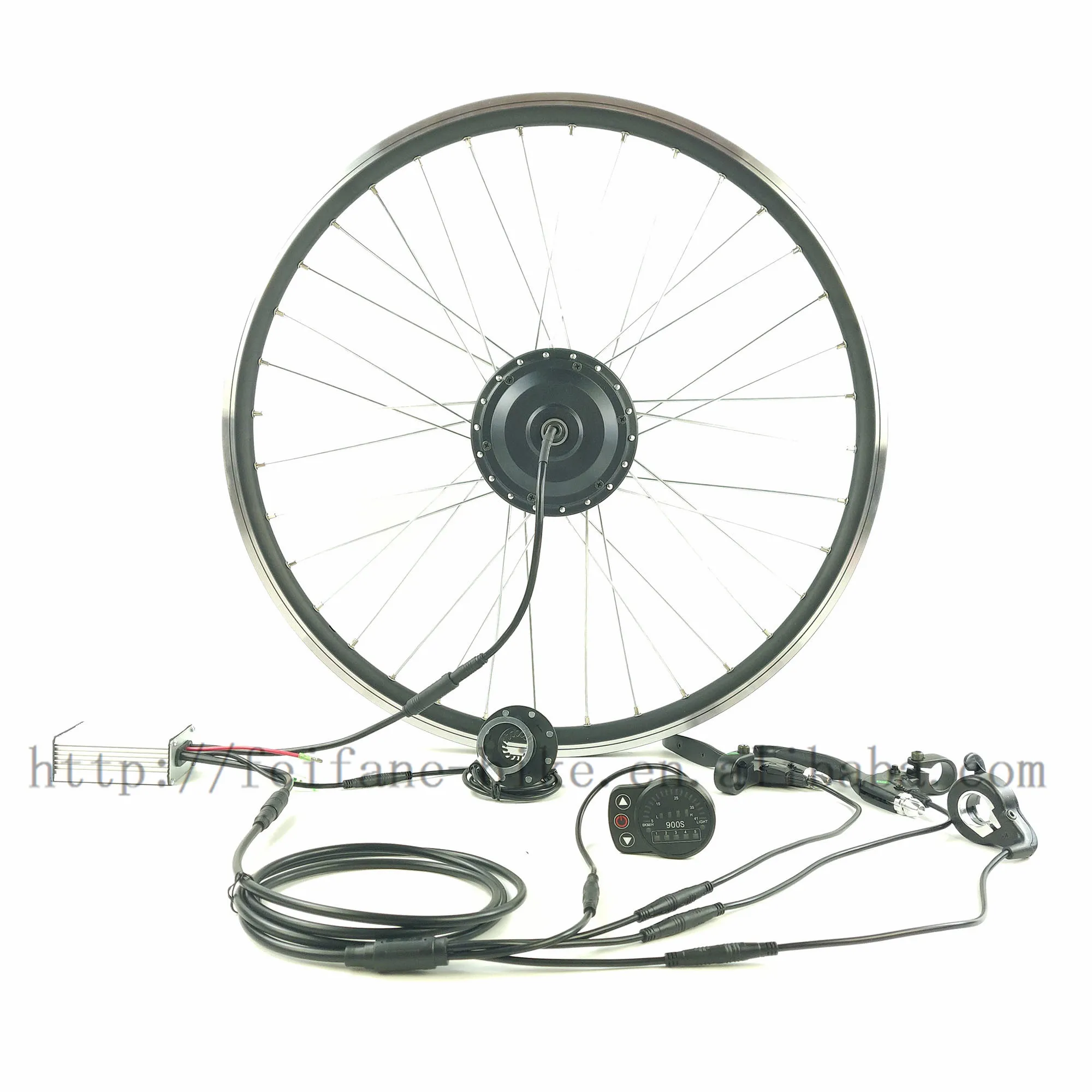 Когда-нибудь 48V350W электрическое преобразование велосипедов Комплект весь водонепроницаемый кабель E-bike Мотор Ступицы переднего колеса с дисплеем LED900S