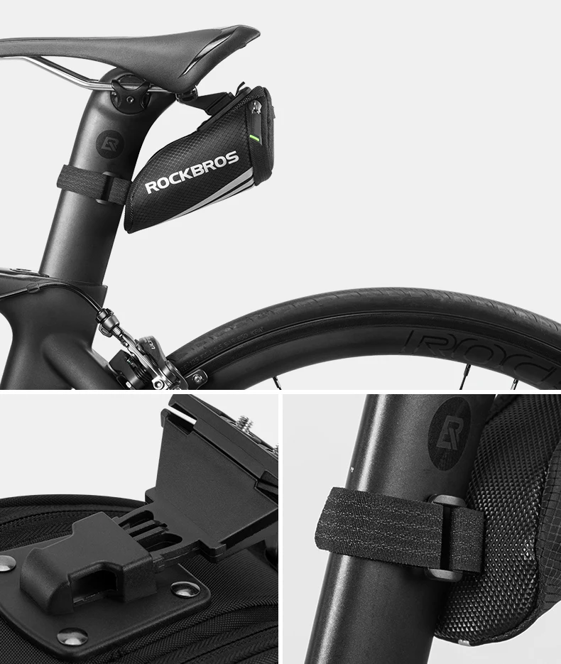 ROCKBROS велосипедная сумка портативный светоотражающий хвост мешка с седлом Подседельный штырь нейлоновая велосипедная сумка MTB Дорожная велосипедная сумка Panniers Аксессуары для велосипеда