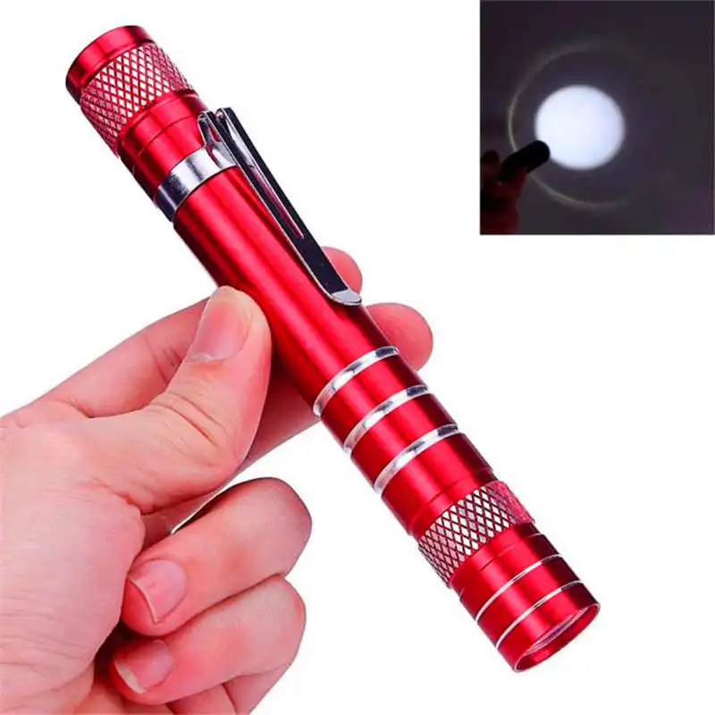 Mini 1200LM High Power lanterna led t6 Tactical Flashlight AA Lamp Light powerful led flashlight laser pointer #4S11 (2)