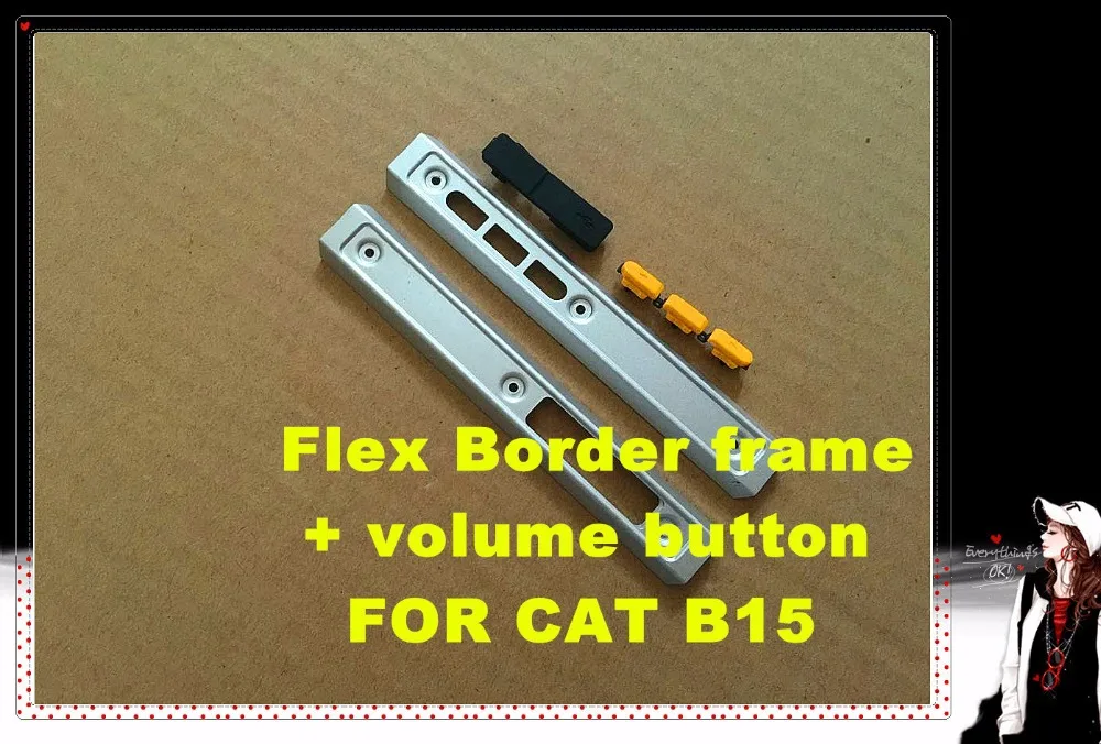 

( NOT NEW ) Flex Border frame + Volume Button FOR CAT B15