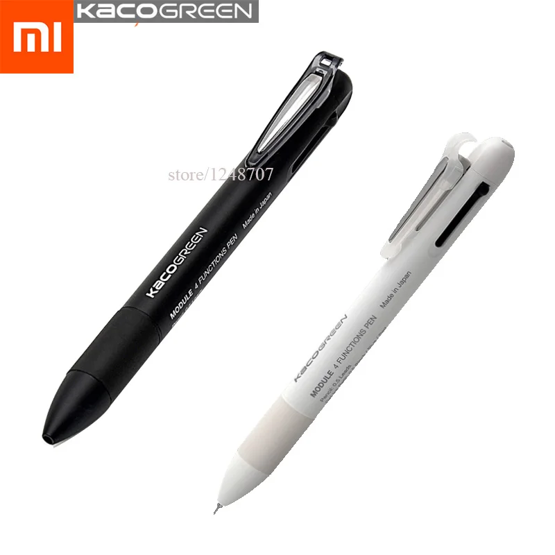 

Xiaomi Mijia KACO 4 In 1 Multifunction Pens 0.5mm Black Blue Red Refill Gel Pen Mechanical Pencil Japanese ink Office School