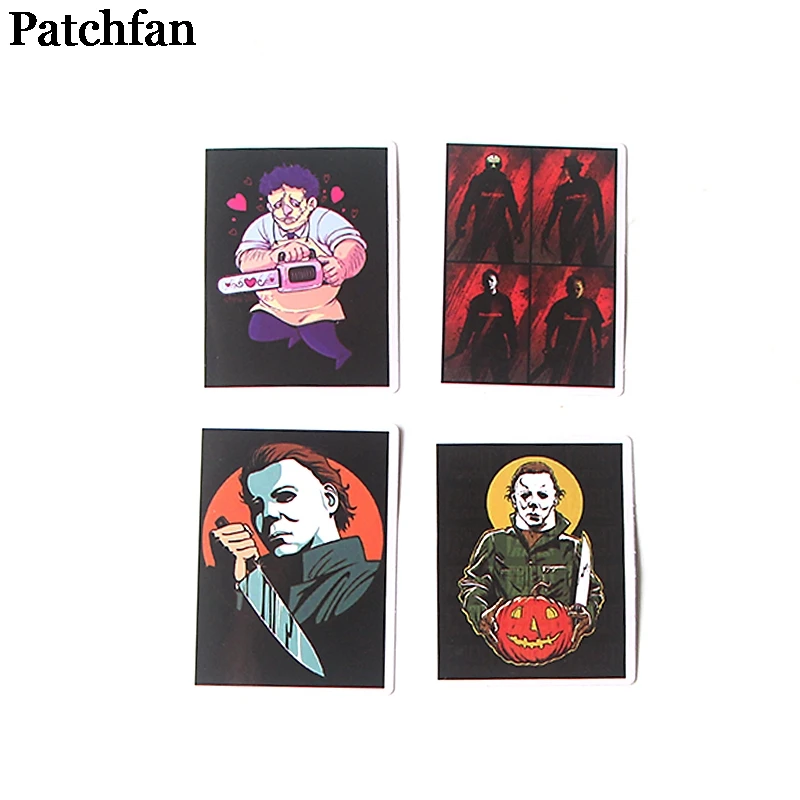 Patchfan 37 шт. Майкл Майерс пятница 13 Фредди Крюгер наклейки s пакет для ноутбука наклейки DIY Скрапбукинг наклейки в альбом A2134