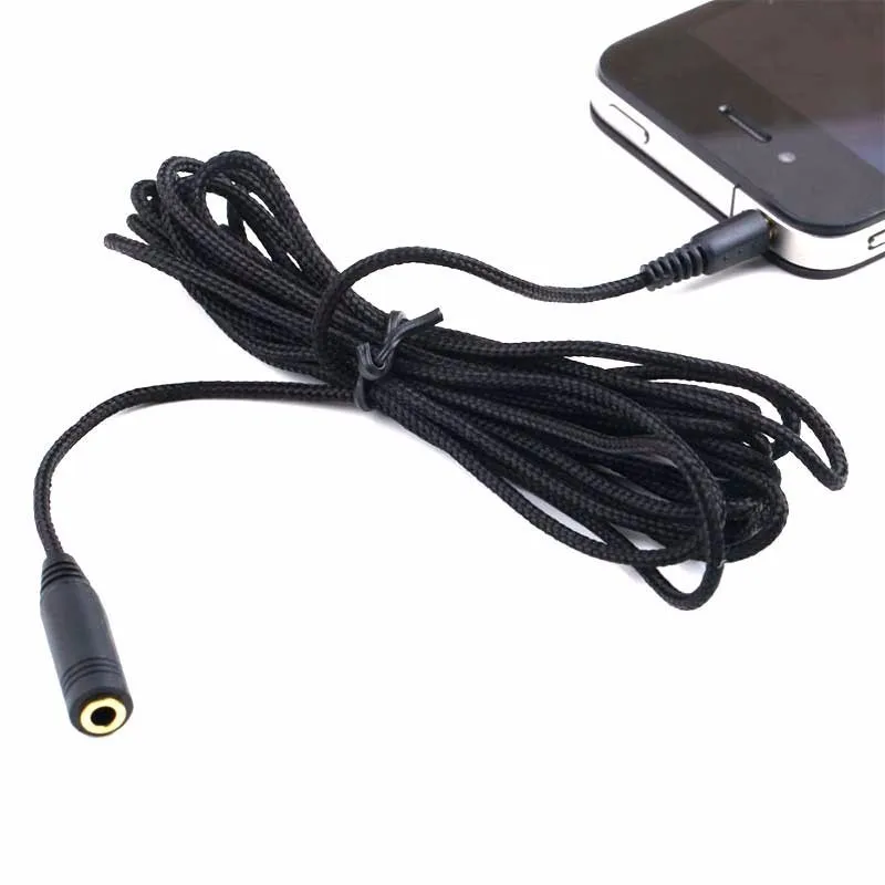 3M 5M Headphone Audio Extension Cable Converter RCA Jack 3,5 Earphone