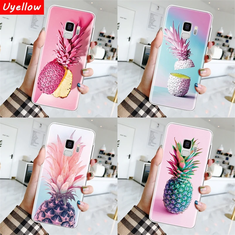 

For Samsung Galaxy J4 J6 J8 A7 A9 2018 A10 A20 A20E A30 A40 A50 A60 A70 M20 M30 S10E S8 S9 S10 Plus Note 8 9 TPU Pineapple Case