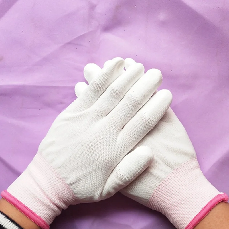 Антистатические перчатки Антистатический ESD электронные рабочие перчатки Pu покрытием пальмовое покрытие ПК противоскользящие для защиты