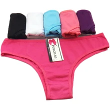 FUNCILAC 5 Pcs set Women Underwear Cotton Sexy Everyday Ladies Girls Panties Plus Size Briefs Intimates