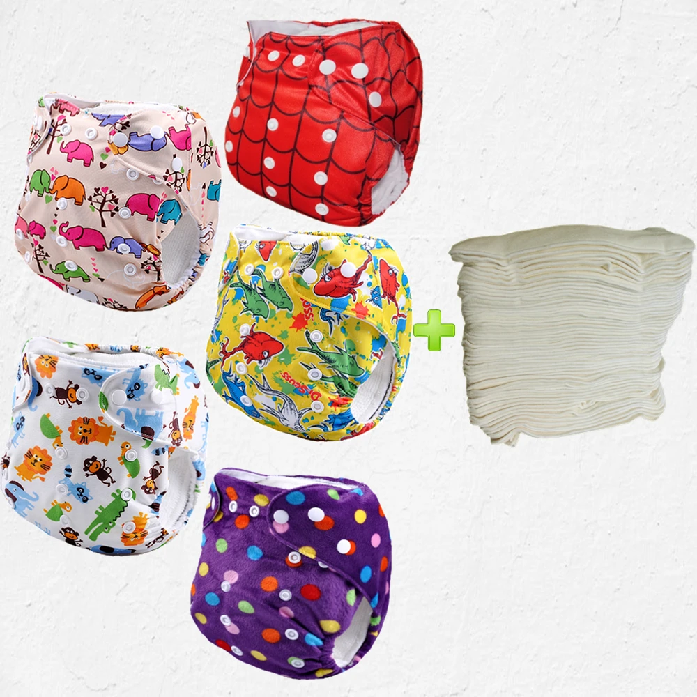 5 Stks Baby Jongen Meisje Pasgeboren Nappy Zuigeling Wc Plassen Zindelijkheidstraining Broek Doek Luier Ondergoed Met 5 Stks Bamboe Inserts 5 Sets Diaper Disposable Underwear Internationaldiaper Bag Aliexpress
