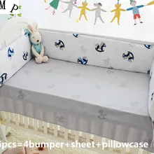 Акция! 6 шт. детская кровать кроватки кусок постельных принадлежностей детское постельное белье треугольник набор Бампер Наполнитель простыни(бампер+ Лист+ наволочка