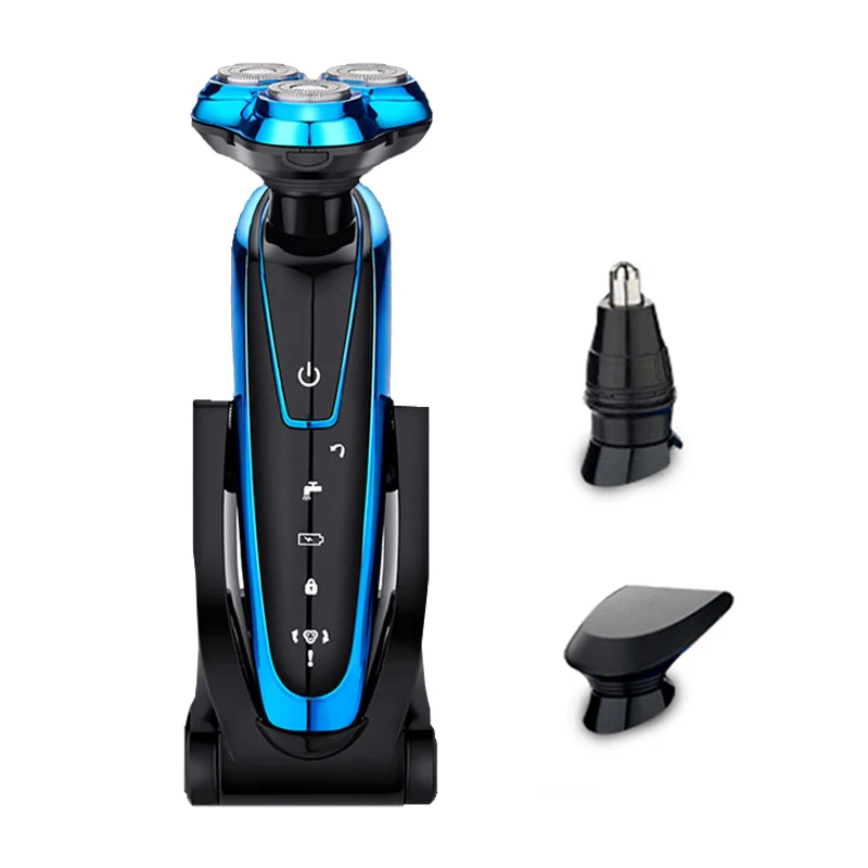 

Rechargeable Electric Shaver 3D Triple Floating Blade Heads Face Care Men Beard Trimmer Machine Shaving Razors 220-240V 43D