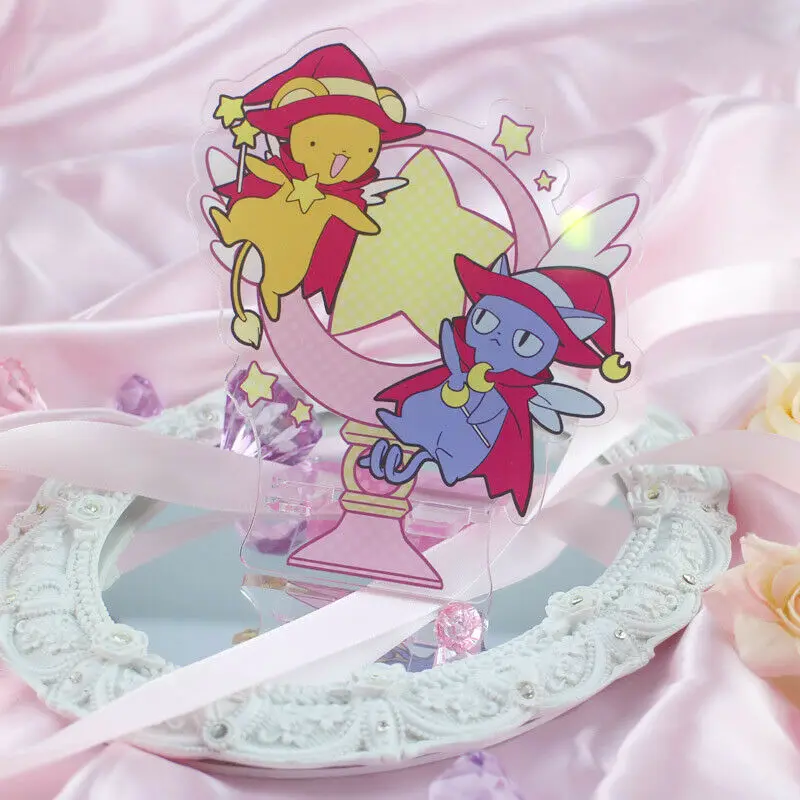 

New Japan Anime Card Captor Sakura Kero Cerberus Spinel Sun Acrylic Mobile Phone Holder Figure Cosplay Gifts