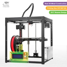 2017 новые металлический Flyingbear-P905 DIY 3D Принтер Комплект Высокое качество точностью автоматического выравнивания Makerbot Структура подарки