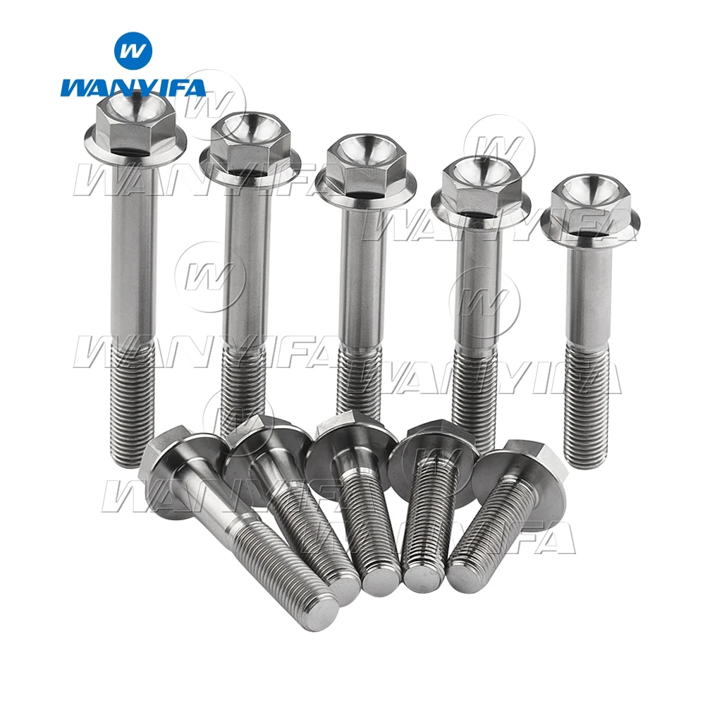 M10 x 1.25 x 35 Titanium Ti Screw Bolt Socket Cap Head /& Hexagon Hex Flange Head