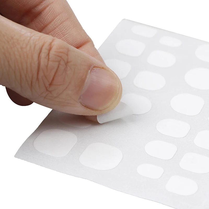 

New Double Sided Adhesive Tapes Stickers False Fake Nails Sticker Nail Tips Extension Stick Tools 240pcs/10sheet