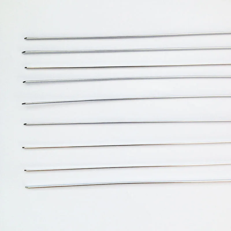 Hot 10pcs 45cm (15.7in) Metal BBQ Skewers w/ Ring Hole Long Barbecue Skewers Shish Kebob BBQ Sticks espeto churrasco Outdoor