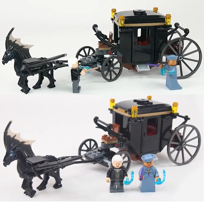 

2018 Harri Potter Figures Grindelwald Escape Carriage Dragon Building Blocks Set Bricks Toys For Children LegoINGlys 75951