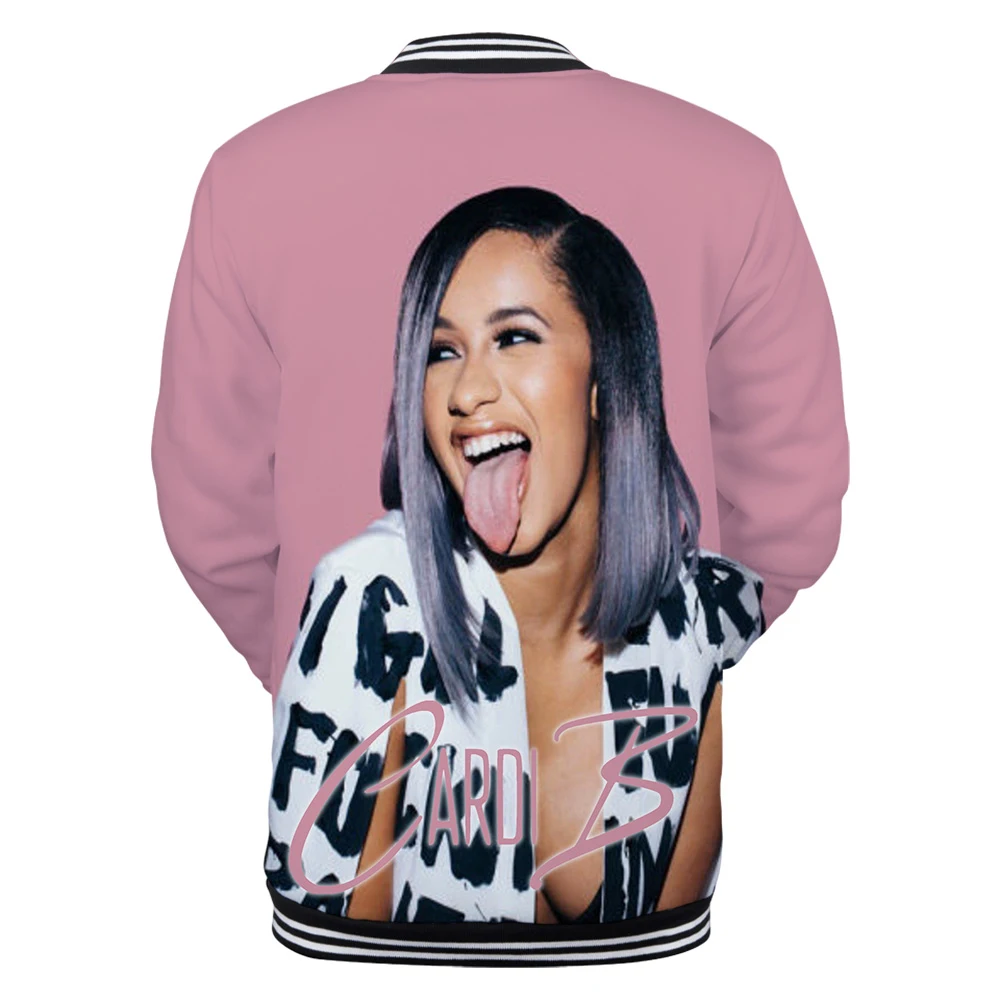 Женская одежда зимняя ветровка Женская бейсбольная куртка Cardi B Harajuku Veste Femme Повседневная Горячая Распродажа Пальто и куртки