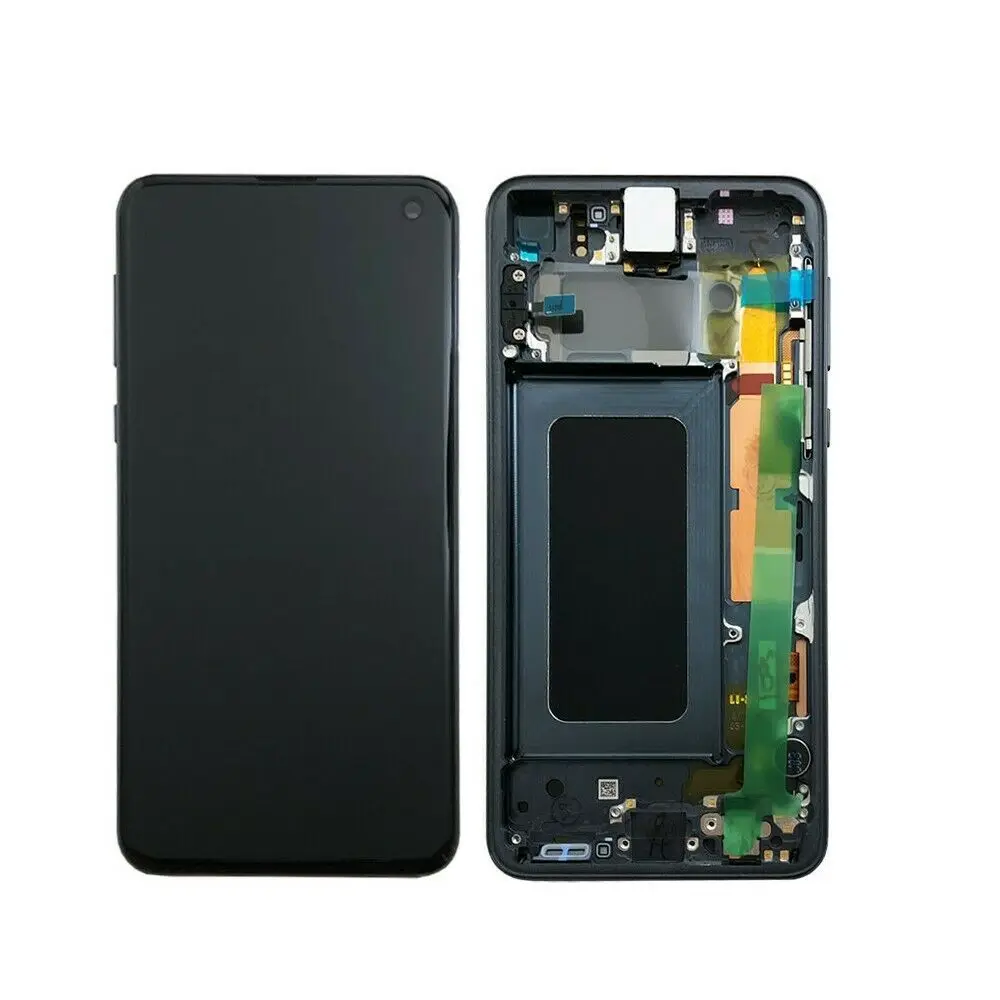 

Original SUPER AMOLED 6.4" LCD Display With Frame For SAMSUNG Galaxy S10 plus G9750 LCD Touch Screen Replacement
