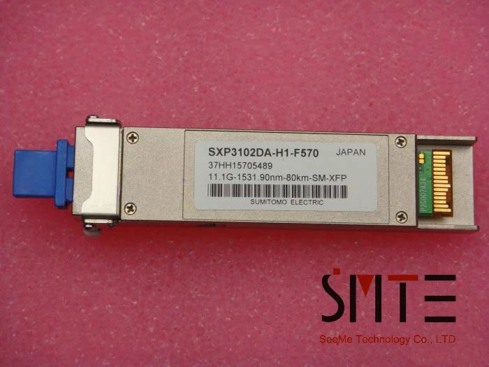 Sumitomo SXP3102DA-H1-F570, 10G-195.7THZ-80KM-XFP-1531.90NM-DWDM