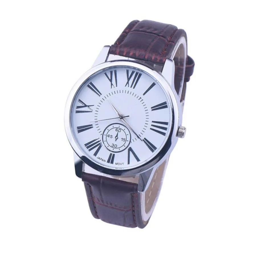 

TZ#501 Rome Digital Leather Band Analog Dial Quartz Wrist Watch Free Shipping