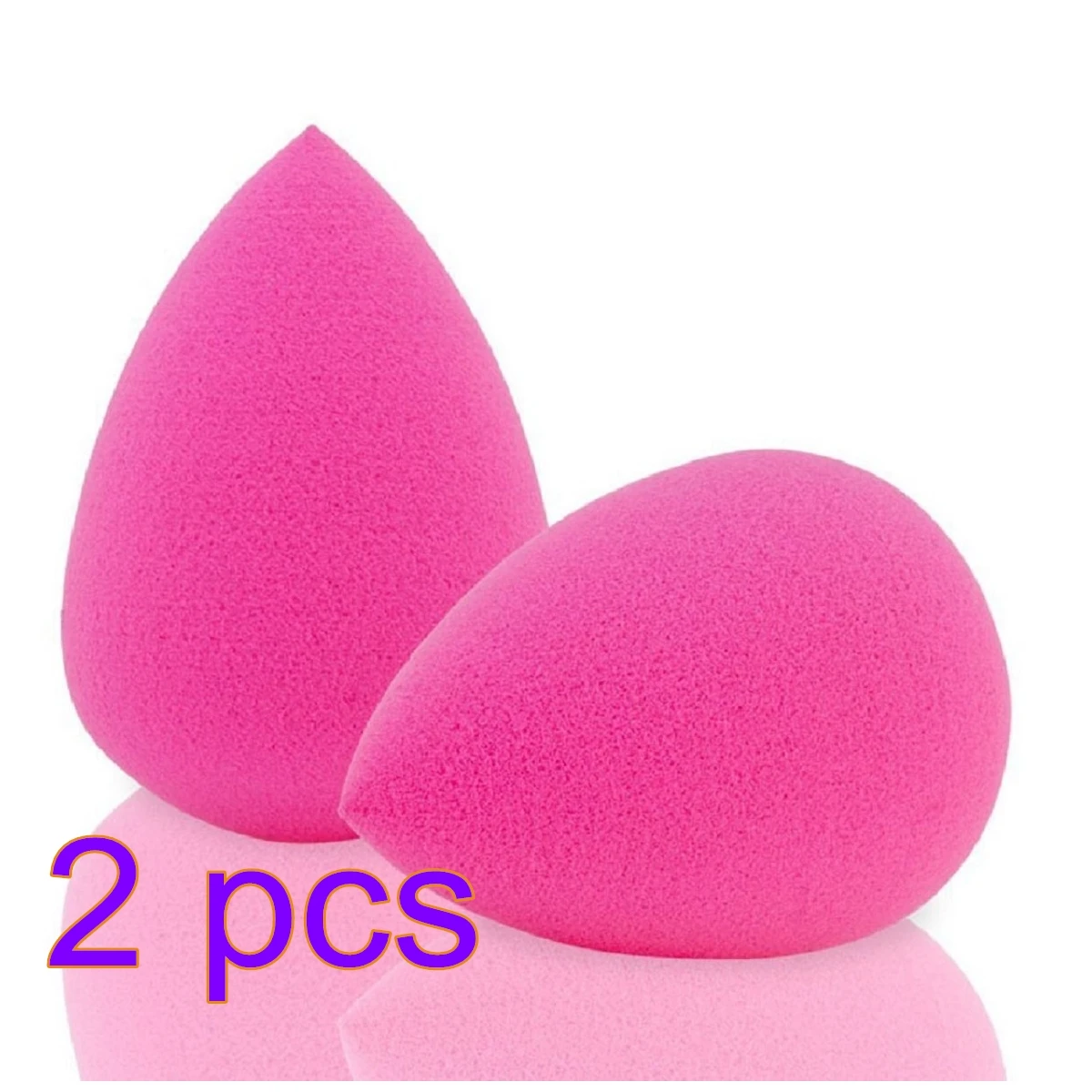 

2Pcs Beauty Sponge Latex Free Blender Makeup Perfect Liquid Foundation As Shown