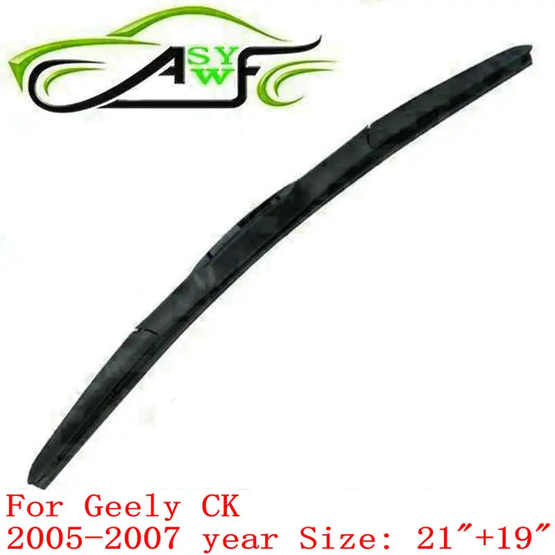Бесплатная доставка щетка стеклоочистителя для Geely CK (2005-2007) 21 &quot+ 19&quot u-образный