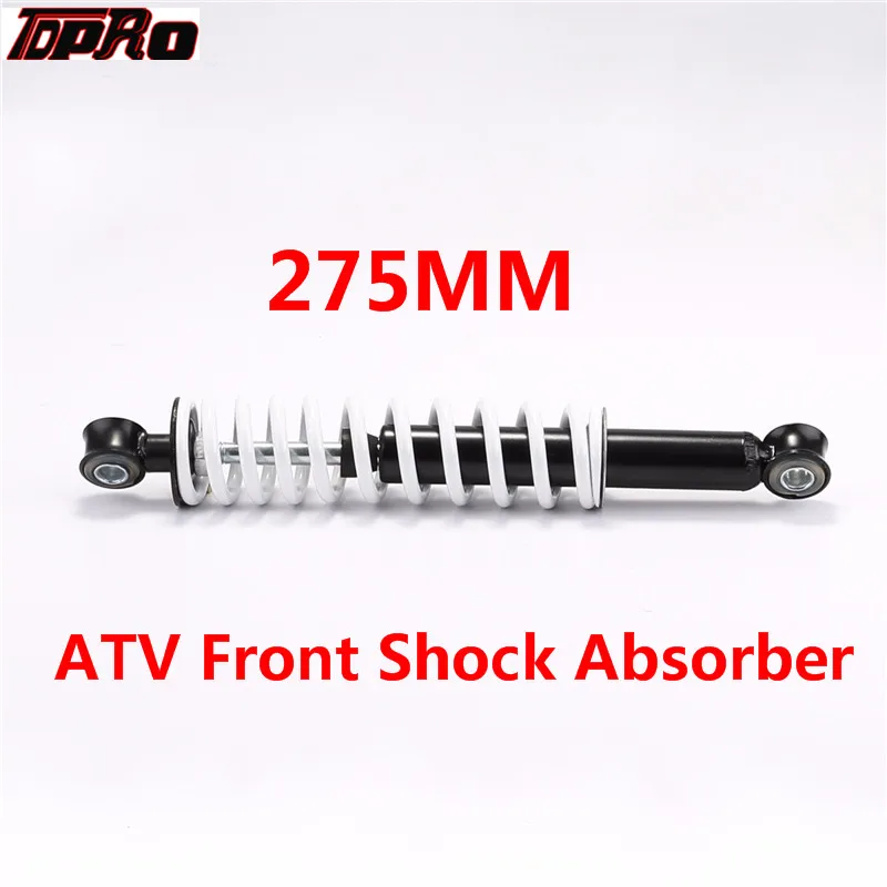 

TDPRO 350LB 275mm Front Shock Absorber Motorcycle Shocker Spring 50cc 110 Dirt Bike ATV Buggy Gokart Scooter kit