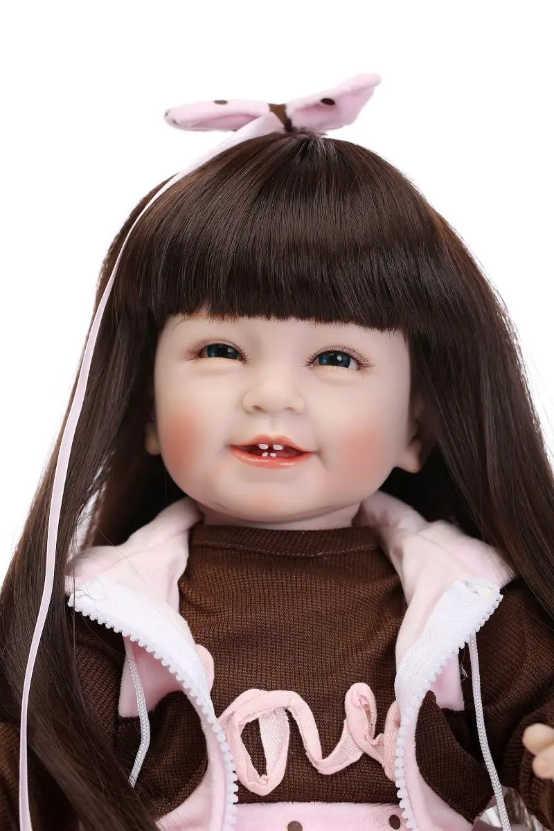Улыбка NPK 22 &quotдля девочек dolltoys с длинными ушами гиперреалистичный Пупс