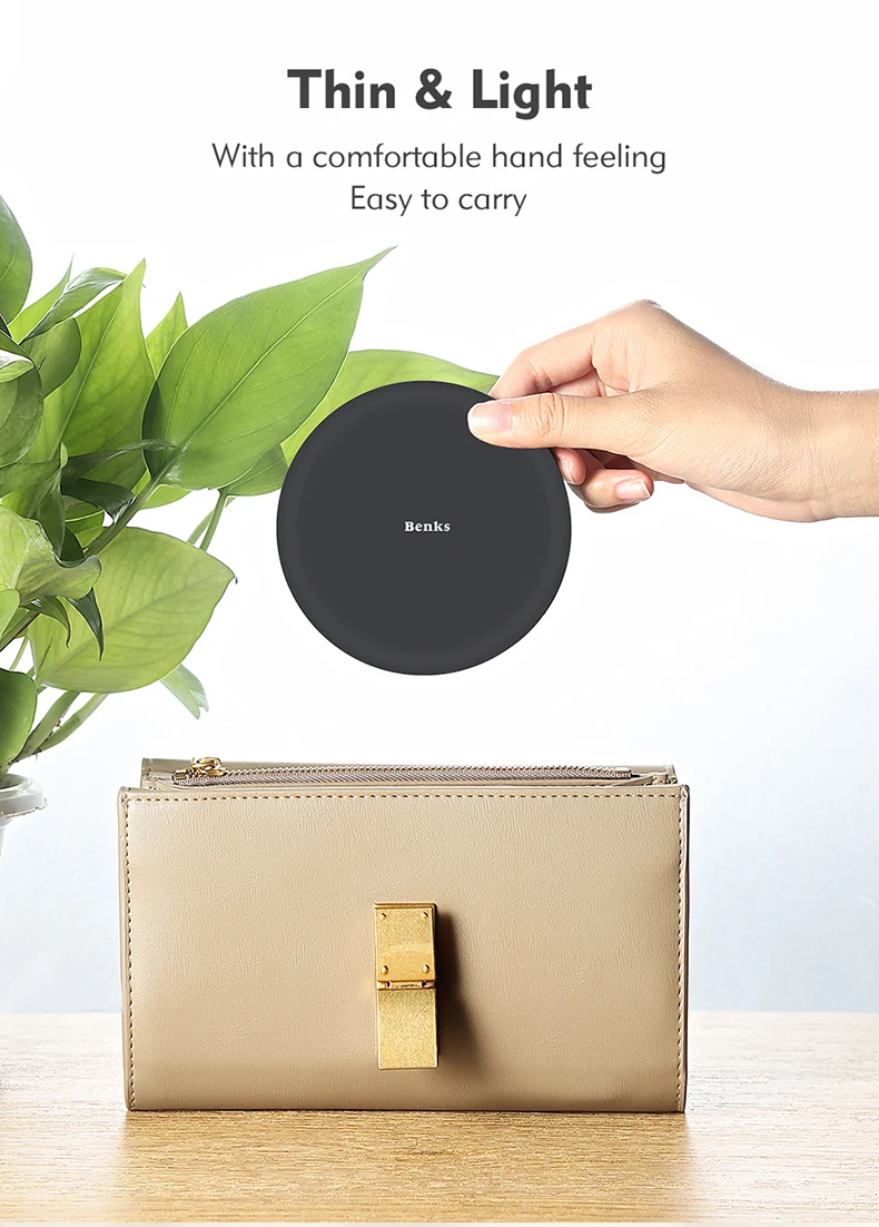 Benks Qi Wireless Charger For iPhone X iPhone 8 8 plus Fast Charge Charging Pad For Samsung S8 S7 S6 Note 8 Wirless Charger (10)