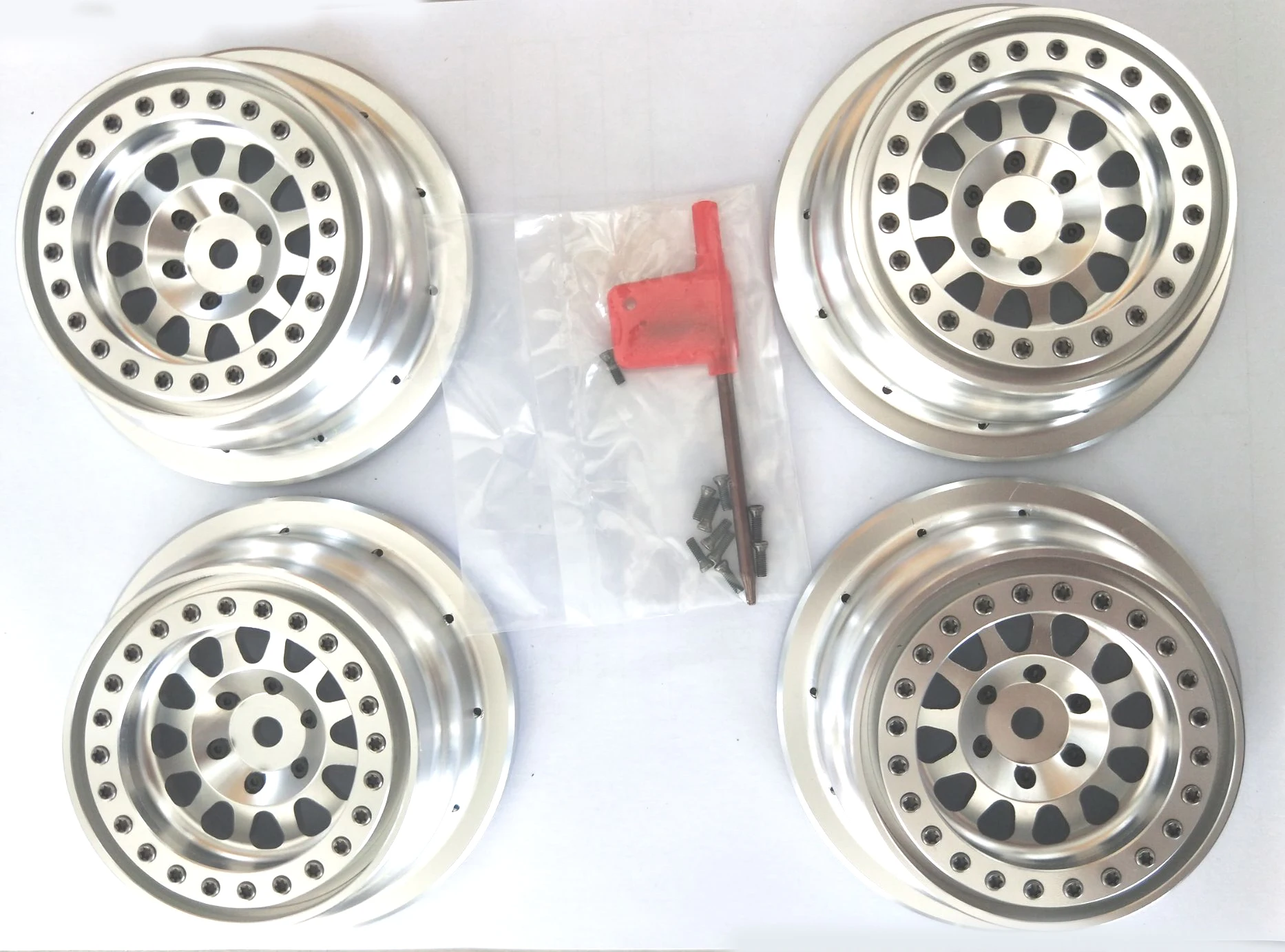 

CNC alloy wheel rim with aluminum beadlock for 1/7 TRAXXAS UDR UNLIMITED DESERT RACER 4pcs/set