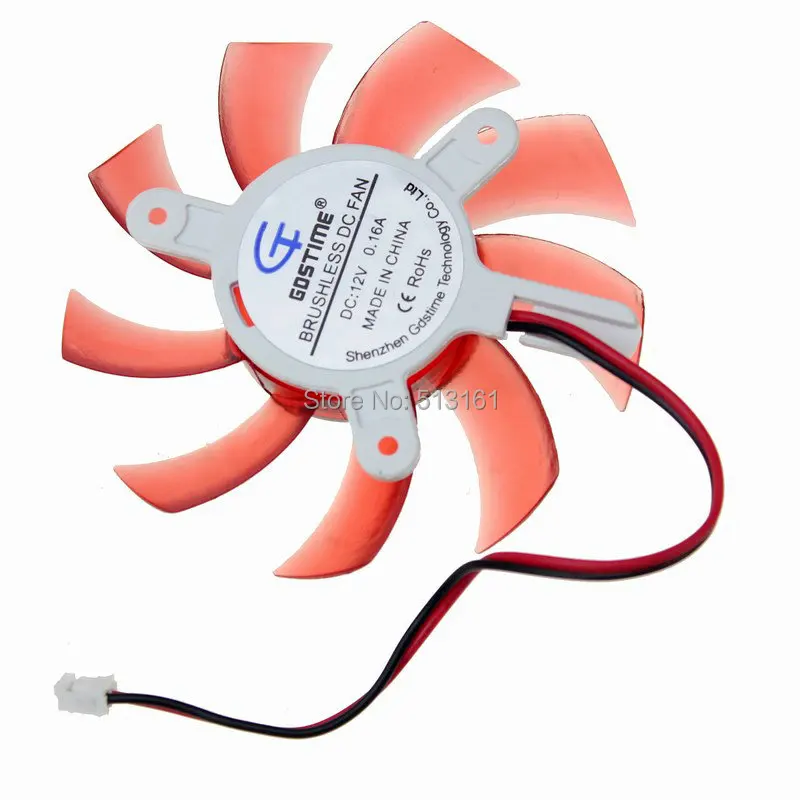 75mm vga fan red 8