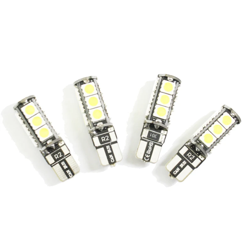 Универсальный светодиодный габаритный фонарь T10 W5W 13 5050 SMD Автомобильный 12 В canbus