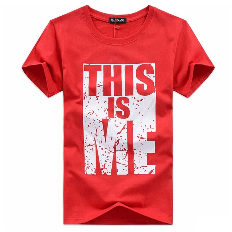 T Shirt Men Casual T shirts Cotton Swag Short Sleeve O Neck Print t