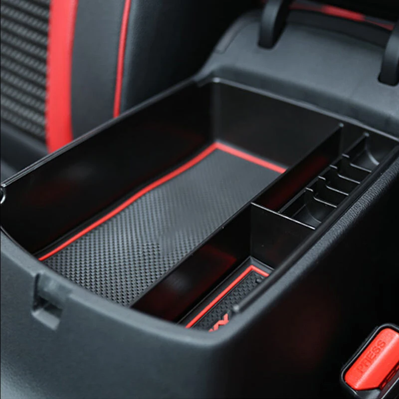 

For Kia Sportage KX5 2016 2017 2018 ABS Plastic Car Armrest Storage box Grid Cover Trim Car Styling accessories 1Pcs