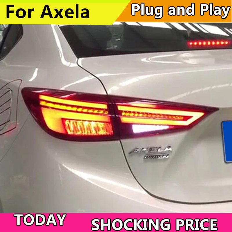 Car Style Tail lamp For Mazda 3 Tail Lights 2014-2018 New Mazda3 Axela LED Tail Light Orignal Design LED Rear Lamp DRL+Brake Car Style Tail lamp For Mazda 3 Tail Lights 2014-2018 New Mazda3 Axela LED Tail Light Orignal Design LED Rear Lamp DRL+Brake