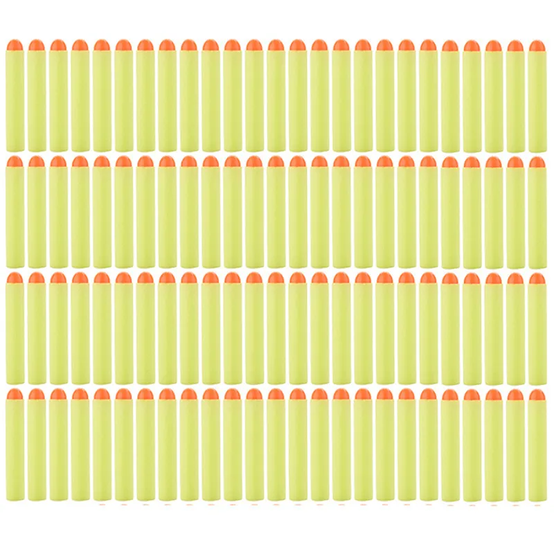 100 шт Горячая мягкие пули элитная Серия волнения Retaliator бластеры заправка Клип Дартс 10 цветов