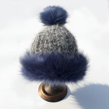 Mingjiebihuo Новая мода Толстая шерсть для женщин обувь для девочек шляпа теплый плюс бархат двойной зима холодной Большой волосы уха Малый