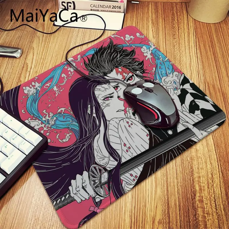 Большой промоушен Maiyaca аниме Demon Slayer Kimetsu No Yaiba игровой коврик для мыши с рисунком