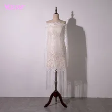 

YQLNNE 2018 Fringe Lace Evening Dress Long Women Prom Gown Robe De Soiree