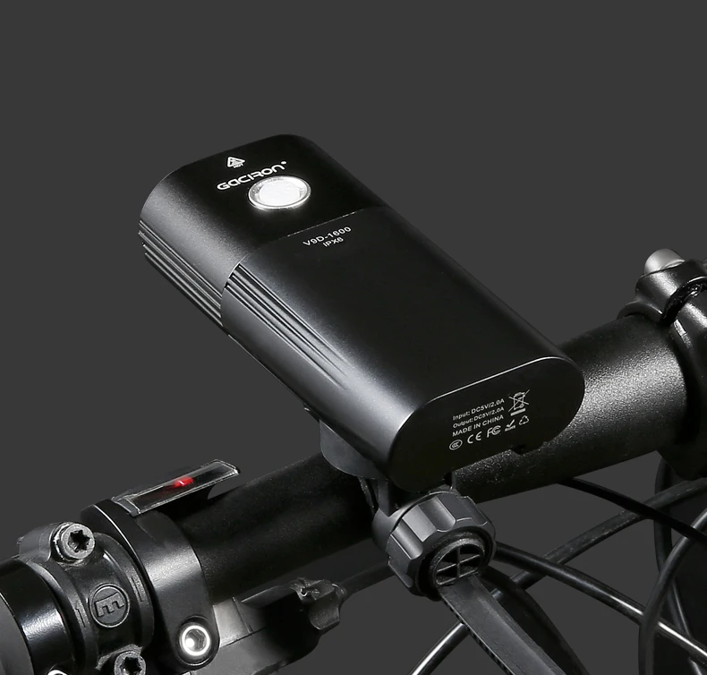 Perfect GACIRON Bike Front Headlight Cycling Bicycle Rechargeable Flashlight IPX6 Waterproof 5000mAh 1600Lumen LED Lamp Bike Accessories 15 Perfect GACIRON Bike Front Headlight Cycling Bicycle Rechargeable Flashlight IPX6 Waterproof 5000mAh 1600Lumen LED Lamp Bike Accessories 15