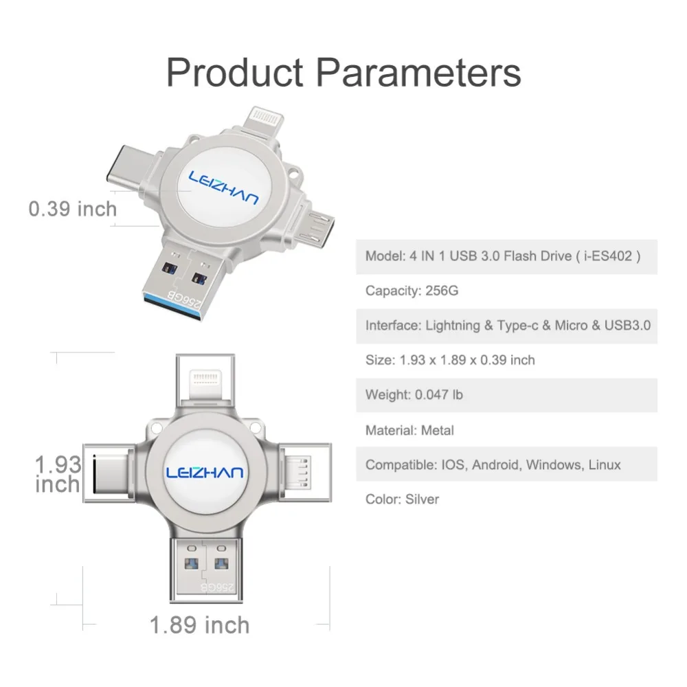 Usb-накопитель LEIZHAN для iphone TYPE-C, флеш-накопитель 128 ГБ, 64 ГБ, 32 ГБ, 16 ГБ, USB C, карта памяти, Micro Photo Stick, 3,0, USB флеш-накопитель