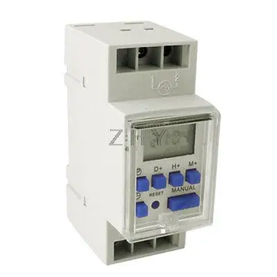

DC 12V Control Voltage Din Rail Type Programmable Timer