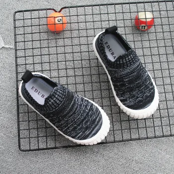

2019 New Kids Breathable Casual Shoes Children Boy Wave Patterns Fashion Footwear Elastic Band Kids Girl Sneakers Summer Shoes