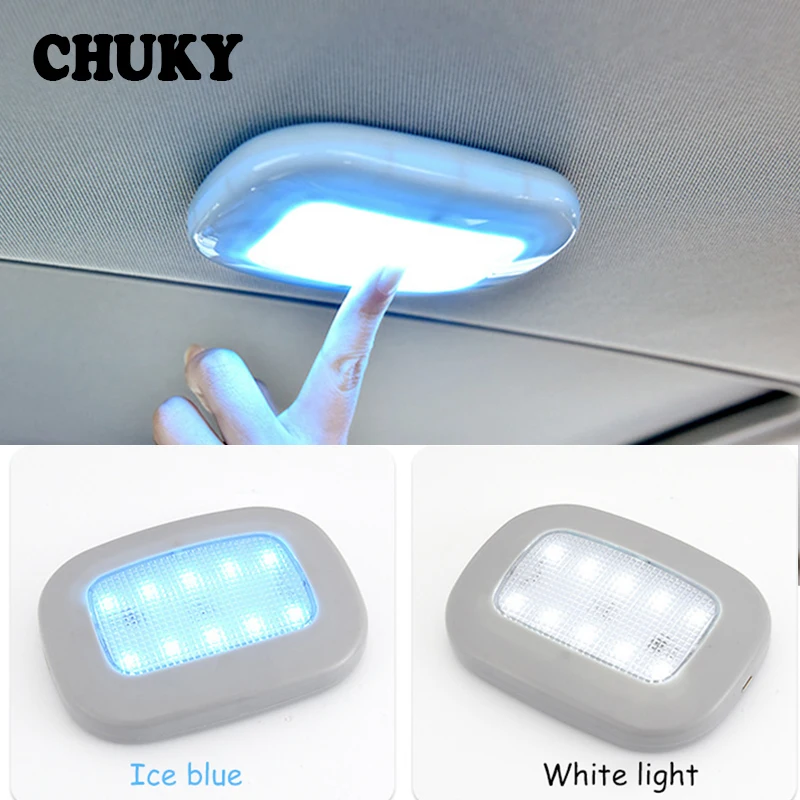

USB Rechargeable Car LED reading light Trunk Interior lights for Citroen C5 C4 C3 Audi B5 C7 A3 8P 8V 8L Q5 Q7 A4 B8 B7 B9 A6 C6