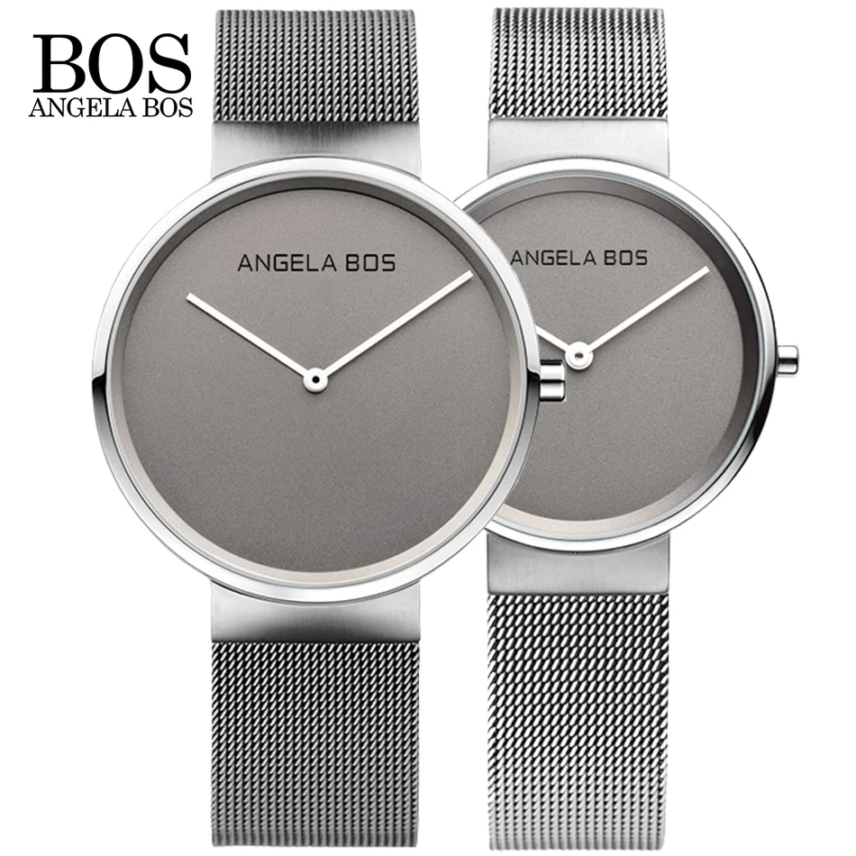 New Top Brand BOS Business font b Watch b font Men Luxury Ultra Thin Simple Quartz