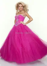 2015 spezielle Design A Line Frauen Weg Von der Schulter Abendkleid Schatz-wulstige Tulle Lace up Abendkleid