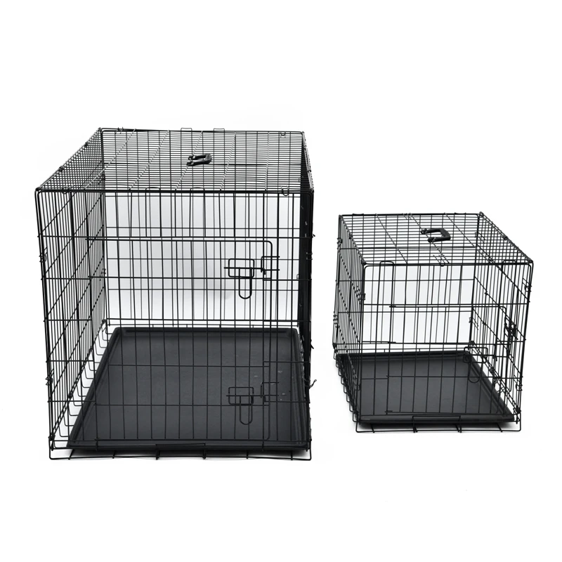 DoubleDoor Dog Crate Dog Training Tools Paws Land