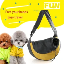 Сумка слинг сетка комфортная дорожная сумка-тоут сумка на плечо ПЭТ сумка для переноски собак наружная дорожная сумка сетка Оксфорд одно плечо