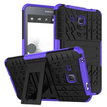

For Galaxy Tab A 7.0 Case -[WAVE]Double Layer Hybrid Shock Resistant Armor With Kickstand Full-Body Protective Book Stand Cover